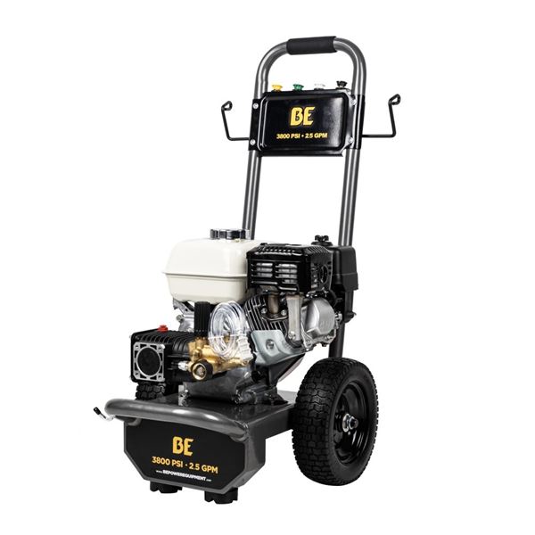 B3865HA - BE COLD WATER GAS PRESSURE WASHER Specifications: FRAME 124 ENGINE Honda GX200 CC 196 PSI 