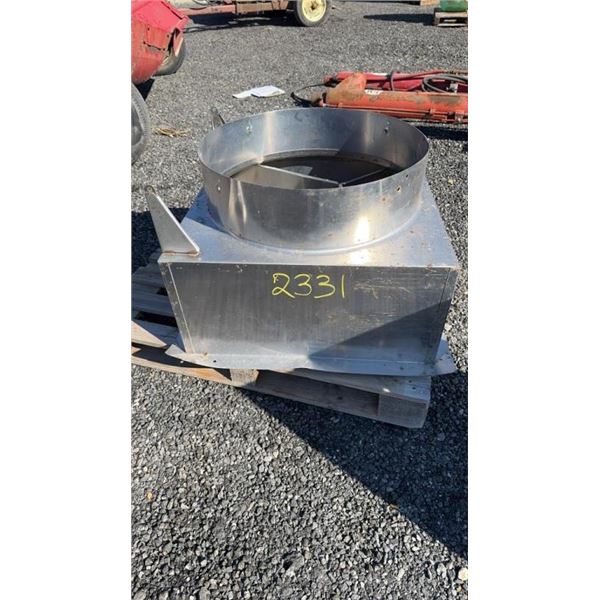 STAINLESS STEEL FAN MOUNT 32"X32" OPENING 2D