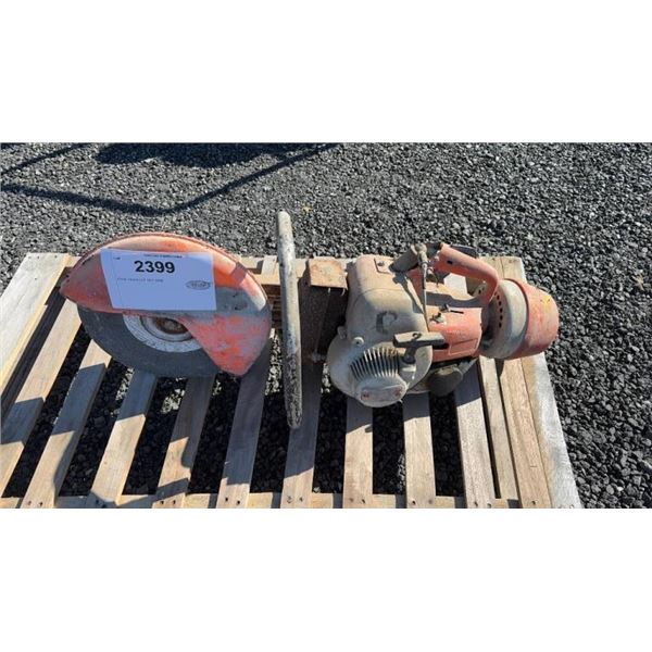 STIHL TS350 CUT OFF SAW NOT SURE OF RUNNING CONDITION LAST RAN 3 YEARS AGO 2D