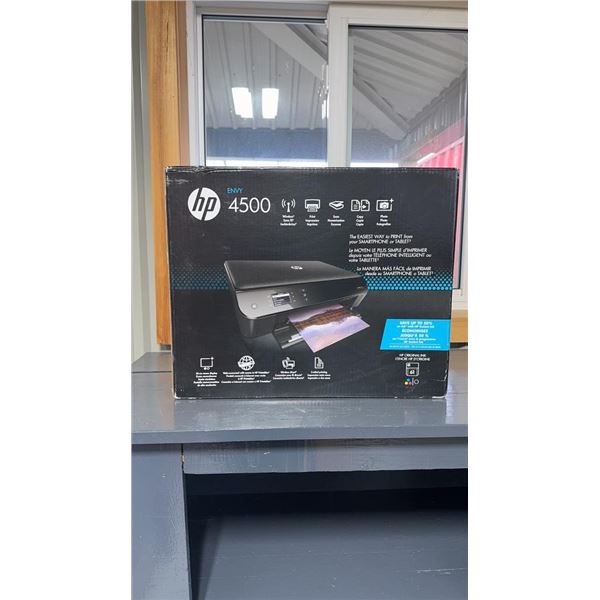 NEW HP 4500 ALL IN ONE PRINTER BOX NEVER OPENED MAKE AN EXCELLENT SECOND PRINTER PRODUCT # A9T80A  S
