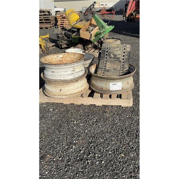 TRUCK RIMS, PIPE FITTINGS PVC, SNOWMOBILE BELT 2 TRUCK RIMS 24" 10 BOLT 2 TRUCK RIMS 26" 10 BOLT A P