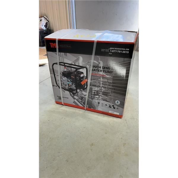 2025 TMG INDUSTRIAL TMG-50TWP 2" SEMI TRASH PUMP 132 GPM 6.5 GAS ENGINE SN 2404261214 IN THE OFFICE