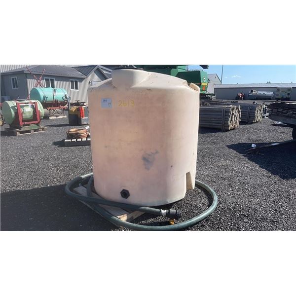 TANK 500 GALLON W/2" PLUMBING 1C