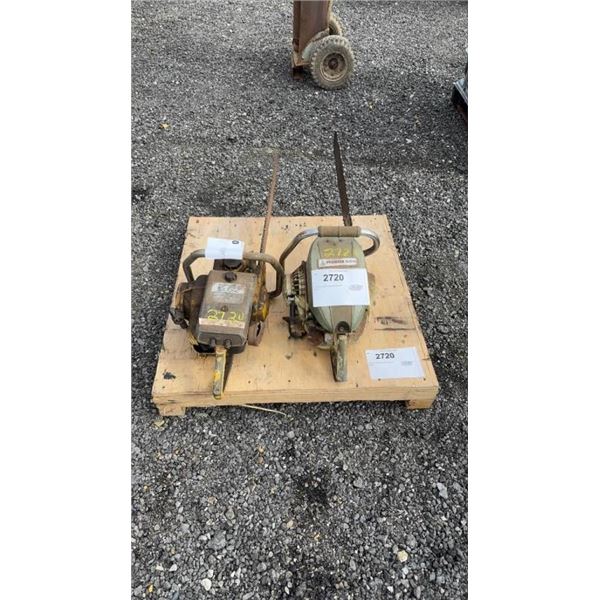 2 CHAIN SAWS PIONEER 650 SN 344779 28" BAR MCCULLOH 1-52 28" BAR