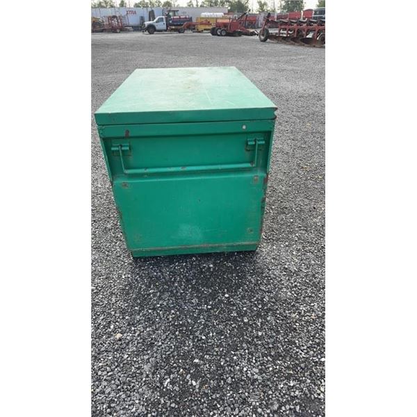 GREEN STORAGE BOX 30"H X 48"L X 30"W 2C