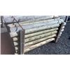 Image 4 : 1 SKID OF ROUND POSTS 5' X ASSORTED DIAMETERS 1A