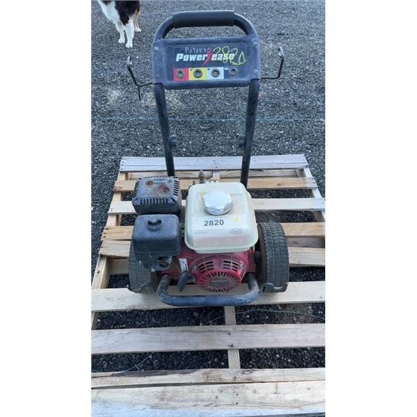 POWER EASE PRESSURE WASHER/ HONDA ENGINE CARB NEEDS CLEANING THERE IS NOT A WAND OR ANY NOZZLES
