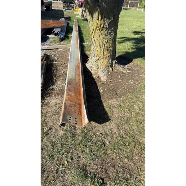 7 PC"S 38' X 8" X 2.5" FLANGES LENGTH STEEL BOTH SIDES