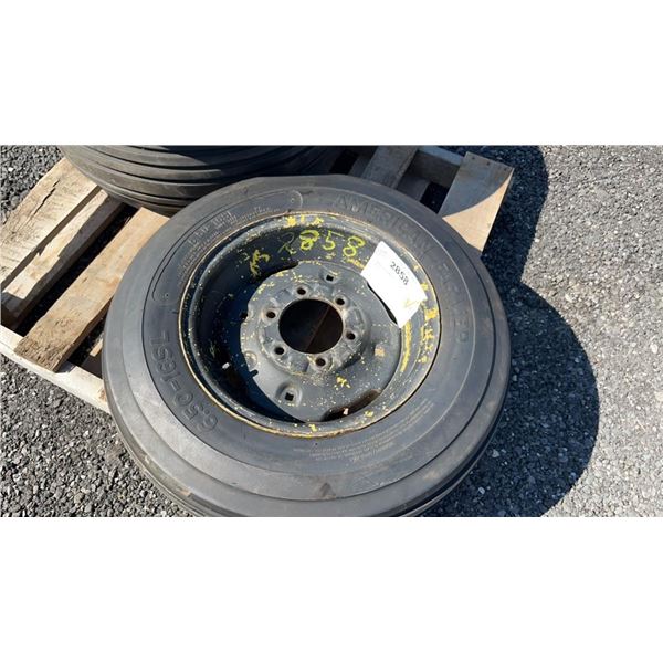 AMERICAN FARMER 6.50-16 TIRE WITH IMPLEMENT 6 BOLT RIM 1G