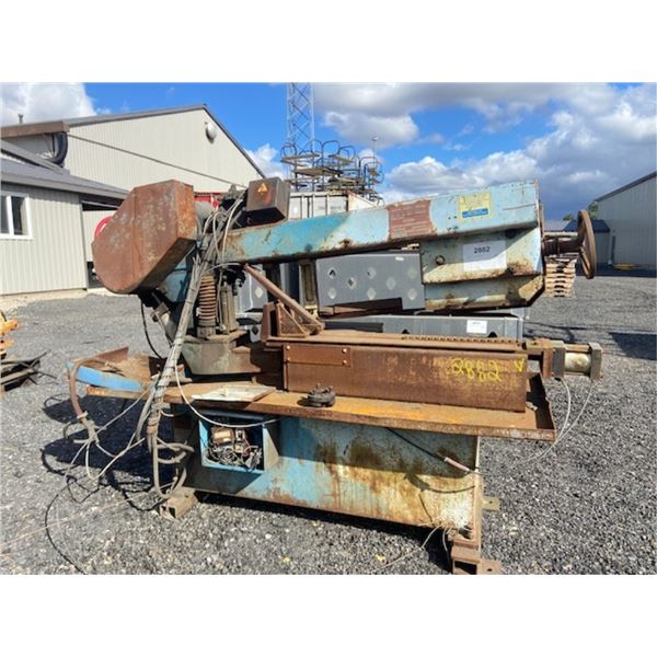 DOALL C-9165 BANDSAW MODEL:C-9165 SN:48293292 220-VOLT      PHASE: 3   HERTZ 60 6.4 AMPS   BAND LENG