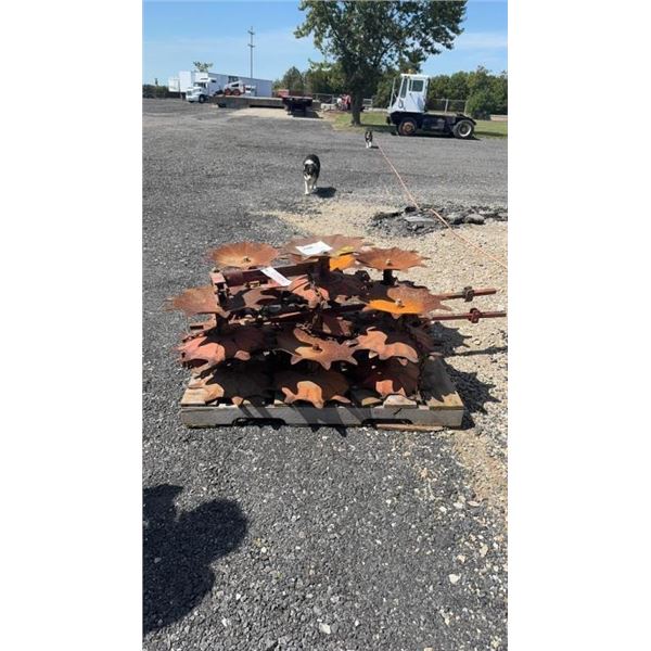 KONGSKILDE ROLLING SHEILDS FOR ROW CROP CULTIVATOR 12 UNITS