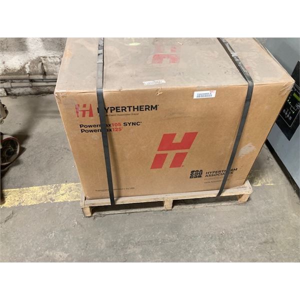 USED HYPERTHERM POWERMAX 1250 CONDITION UNKNOWN MODEL ON BOX IS NOT MACHINE IN BOX