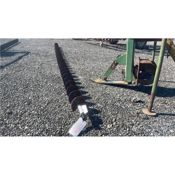 AUGER FLIGHTING 14' X6" NEAR NEW FITS 6" TUBE, 1 3/8" OD DRIVE END 1 1/16 OD PIPE DRIVE 1 1/16" 1E