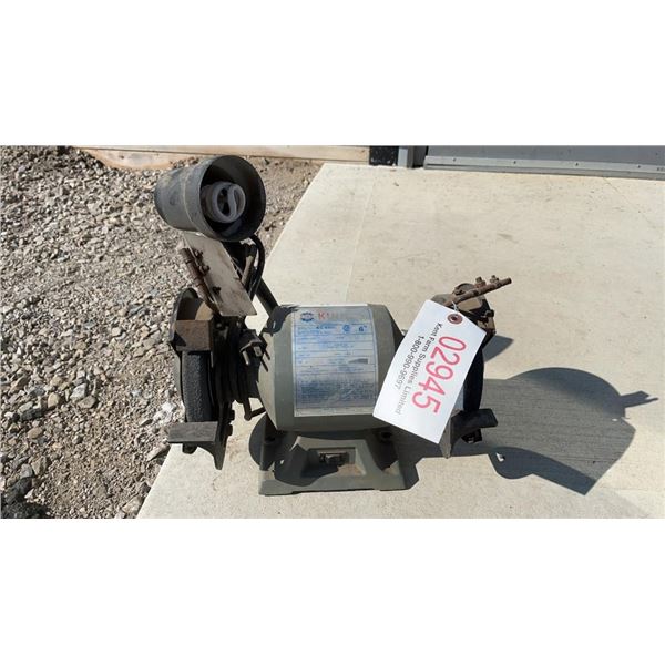 KING CANADA KC680L 6" BENCH GRINDER ELECTRIC, ARBOR DIA. 1/2"