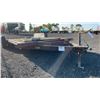 Image 1 : MISKA CAR TRAILER 16' X 8' DIAMMOND PLATE DECK NO TITLE  2B