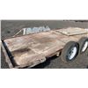 Image 5 : MISKA CAR TRAILER 16' X 8' DIAMMOND PLATE DECK NO TITLE  2B