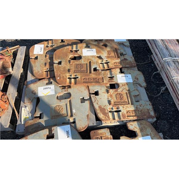 NEW HOLLAND 45KG WEIGHTS 5 TIMES THE MONEY 1B