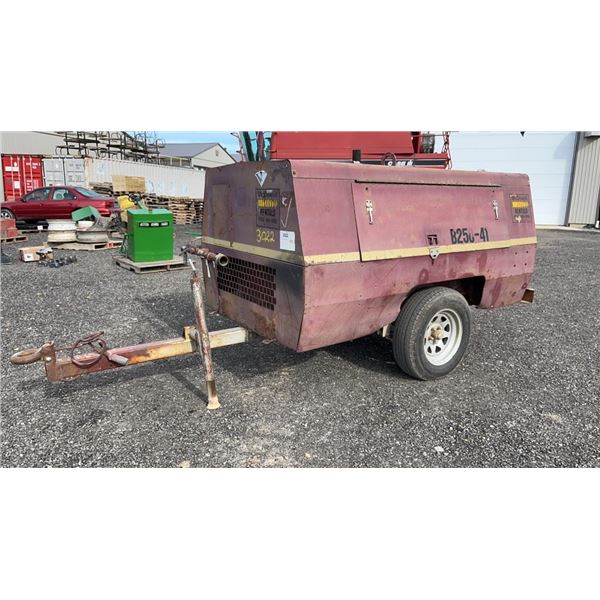 SYLVAN D18505 AIR COMPRESSOR RUNS WELL, ENGINE HAS 3842 HOURS, PULL TYPE, MAX PRESSURE 125, MAX SPEE