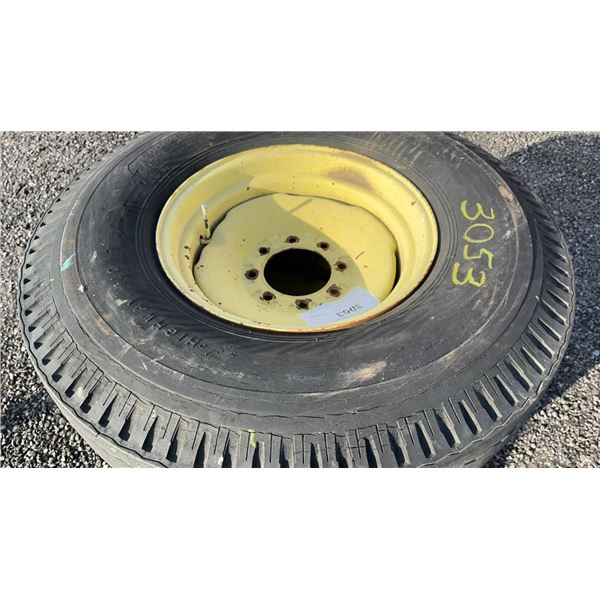 ROAD KING 11.00-20 IMPLEMENT TIRE W/8 BOLT RIM 2 OF 1G