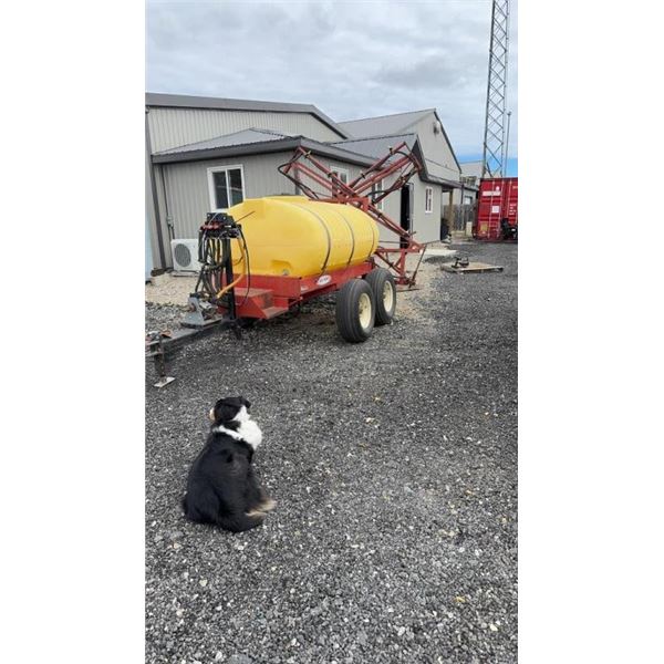 AGRO TREND 500 GALLON SPRAYER 40' BOOM , ELECTRIC CONTROLS, 25 NOZZELS RATE CONTROL & PTO SHAFT OFFI