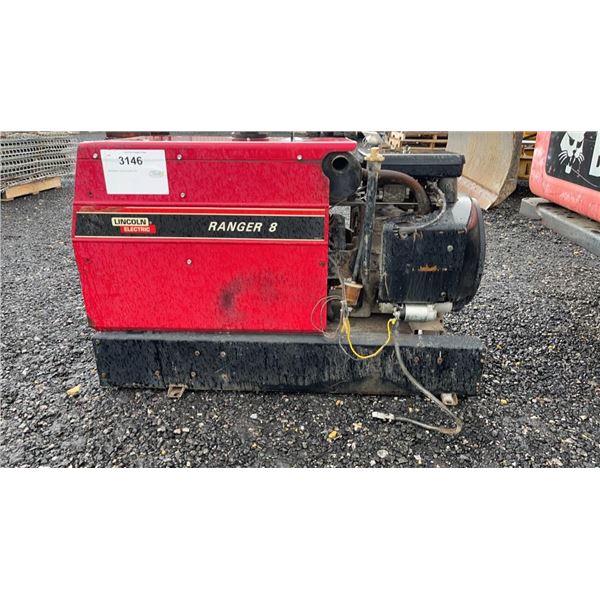RANGER8 LINCOLN WELDER 643 HRS SN 10374-U1980118037 2A
