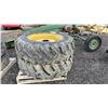 Image 1 : ARMSTRONG 14.9-30 REAR TRACTOR TIRES ON 8 BOLT RIMS 2 OF 1G