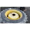 Image 2 : ARMSTRONG 14.9-30 REAR TRACTOR TIRES ON 8 BOLT RIMS 2 OF 1G