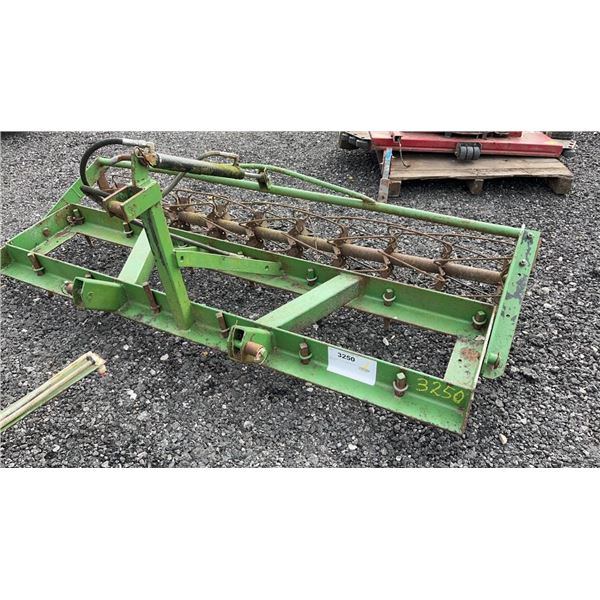 HOME MADE 72" 3PT DIAMOND POINT HARROW W/ WIRE BASKET PACKER 1C