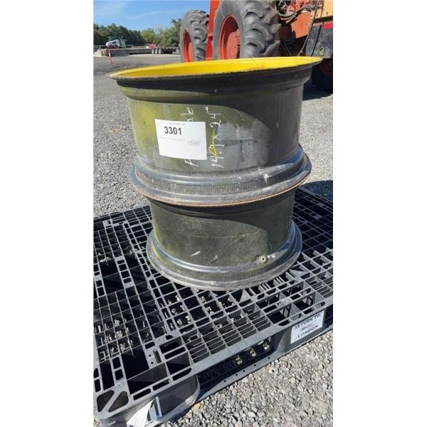 JOHN DEERE 14.9 X 24 STEEL RIMS (2) 8 BOLT PATTERN 1G