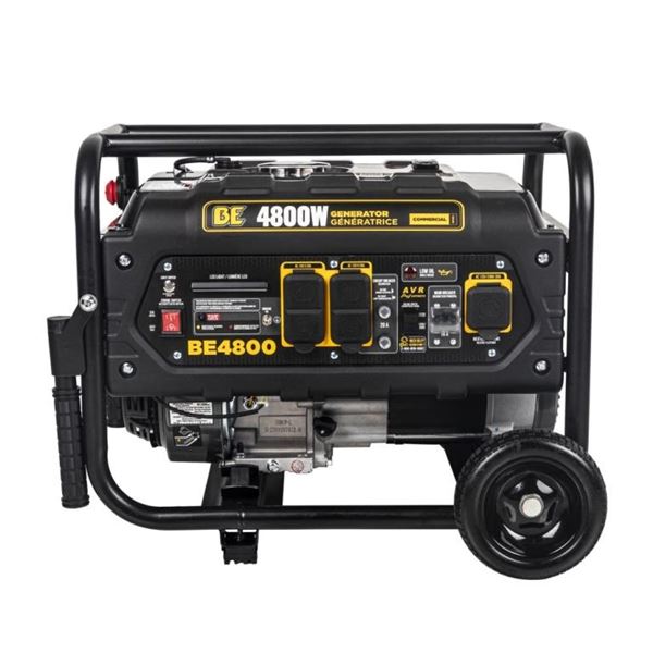 BE 4800W GENERATOR BE4800 ENGINE Powerease CC 223 SERIES Commercial FUEL CONSUMPTION 2 L/HR (0.5 GAL