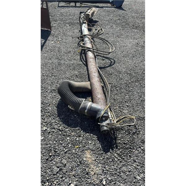 14' AUGER HOSES & MOTOR AND BOOT IN GREAT SHAPE NEEDS A TUBE 1C