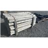 Image 4 : 1 SKID OF ROUND POSTS 5' X ASSORTED DIAMETERS 1A