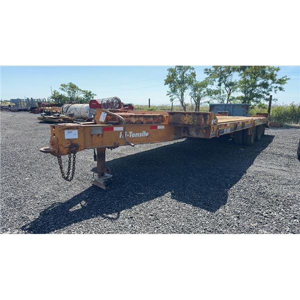 2000 EAGER BEAVER 10HDB TAG ALONG TRAILER 19' X 8' PLUS  BEAVER TAIL 5' SN 112HAN300YL054873  2 AXLE
