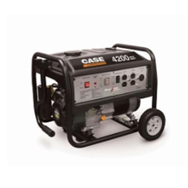 NEW CASE-4,200-Watt Powerease Generator C4200PS ï¿½ Max Watts: 4,200ï¿½ Running Watts: 3,500ï¿½ Mast