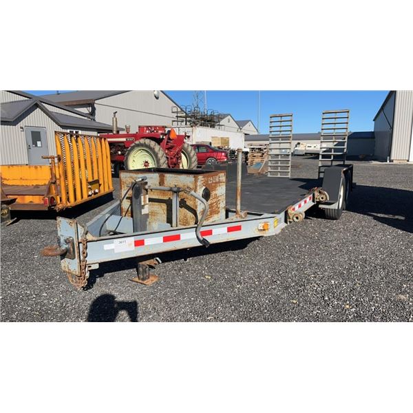 RP 18' TRAILER 2 AXLE, 8000 LBS EACH W/TOOL BOX 2T9LS42B8AG146396 OWNERSHIP IN OFFICE