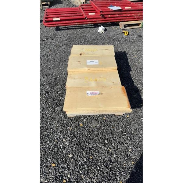 NEW LUMBER 2' x 11" x 10 pc's 1.5" THICK 1A