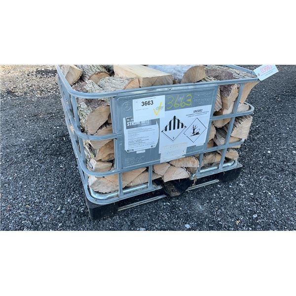 FIRE WODD - WHITE ASH ONE TOTE DRY, CLEAN, STACKED 1A