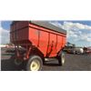 Image 6 : 375 KILBROS GRAVITY BOX WITH TARP FIRESTONE 11.25 TIRES, GOOD RUBBER