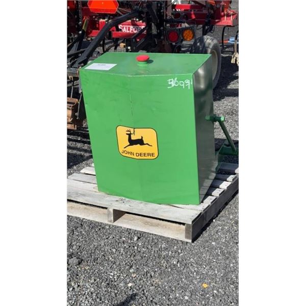 JOHN DEERE 4430 TRACTOR FUEL TANK FRESHLY  PAINTED TOOL BOX & FUEL TANK FOR BACK OF TRACTOR ASSEMBLY