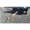 Image 1 : FLAT RACK WAGON WOOD 16'L X 98"W WITH 5 BOLT RIM TIRES