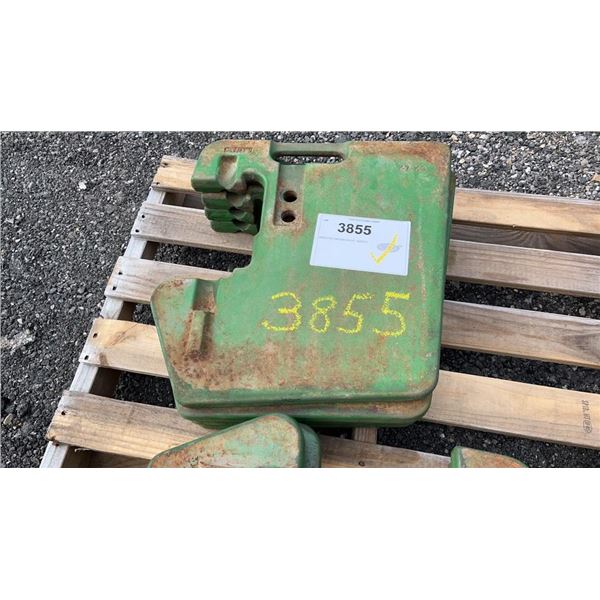 JOHN DEERE SUITCASE WEIGHTS 4 TIMES THE MONEY 1B