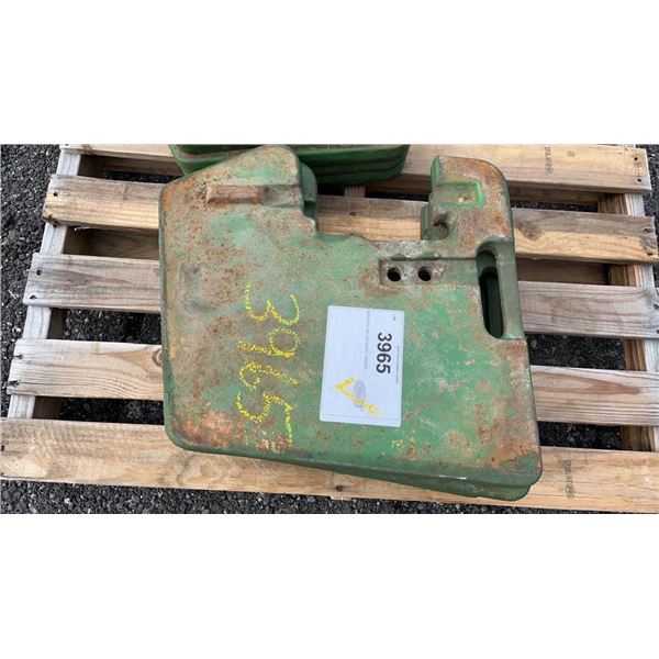 JOHN DEERE WEIGHTS 4 TIMES THE MONEY 1B