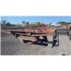 Image 4 : HYDRAULIC LIFT FLAT WAGON 15 TON, 8' X 16', 11R22.5 TIRES 2B