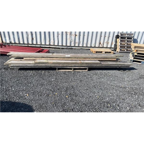 LUMBER ASSORTED PALLET 1     9" X 80" 15  11" X 162" 1A