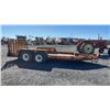 Image 6 : ARBOUR WELDING 14' TRAILER PLUS 3' ON FRONT W/6000 LB AXLE EACH AWDB1407A14092694 OWNERSHIP IN OFFIC
