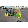 Image 10 : SELF PROPELLED LAWN ROLLER BRIGGS & STATTON 16HP MOTOR FORWARD AND REVERSE , TOOL BOX  OLDER BATTERY