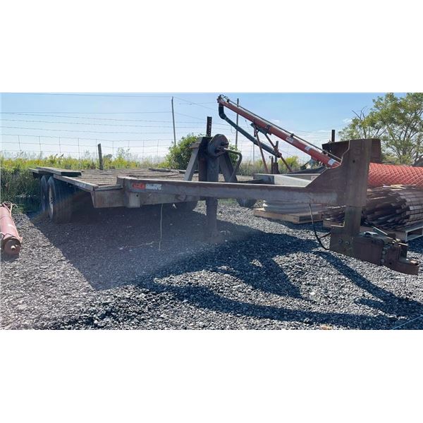 20'  TRAILER 12 TON TANDEM AXLE SPRINGS, HYD BRAKES 1D