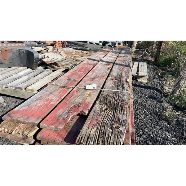 100 YEAR OLD RED BARN BOARD IN BEAUTIFUL CONDITION 1B