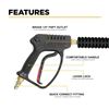 Image 2 : 85.205.026-BE 36" Pressure Washer Gun & Wand 36" LENGTH  3/8" QC PLUG 5000 MAX PSI  1/4" QC COUPLER 