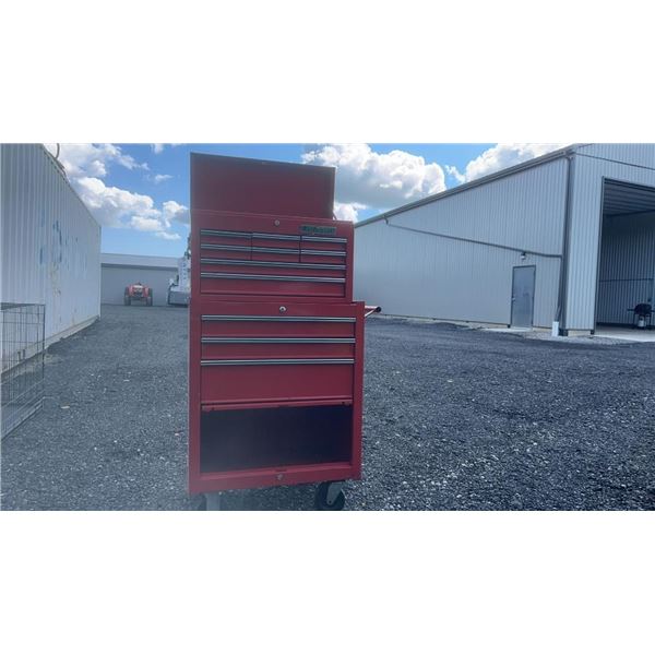 MASTER CRAFT TOOL BOX 2 PCS TOP   2 DRAWERS - 22"W X 10" D X 2 1/2"H 6 DRAWERS - 6"W X 10"D X 1 1/2"